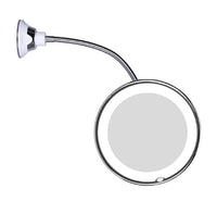 LED-vergrootspiegel met flexibele zwanenhals | 10x vergroting | Daglicht LED | Cosmeticaspiegel
