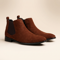 Leren chelsea boots voor heren | Instapmodel | Comfortabele enkellaarzen voor dagelijks gebruik