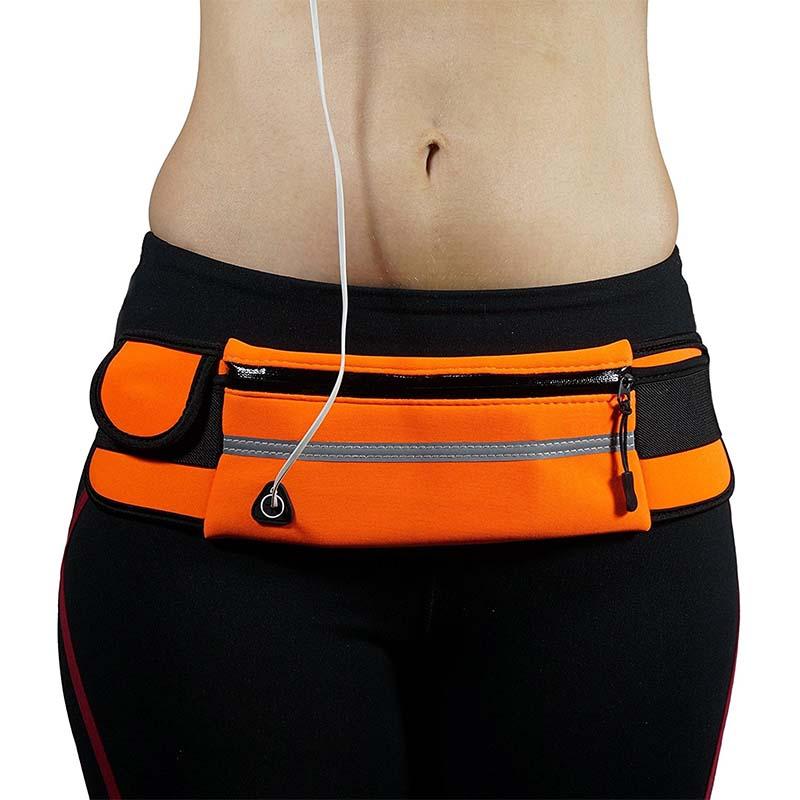 Lichtgewicht waterdicht fitness-heuptasje voor unisex