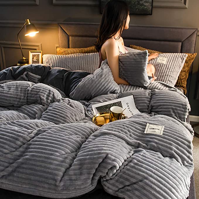 Luxe fleece dekbedovertrek – warmte en comfort voor de winter