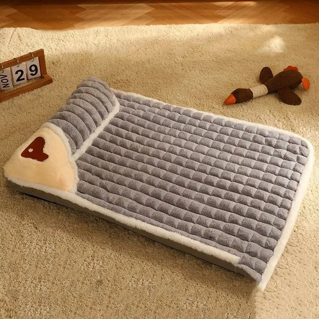Luxe wintermat voor honden – warme pluche bank voor kleine en middelgrote honden