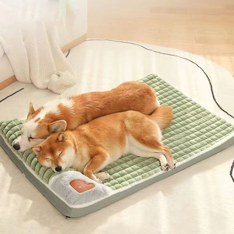 Luxe wintermat voor honden – warme pluche bank voor kleine en middelgrote honden