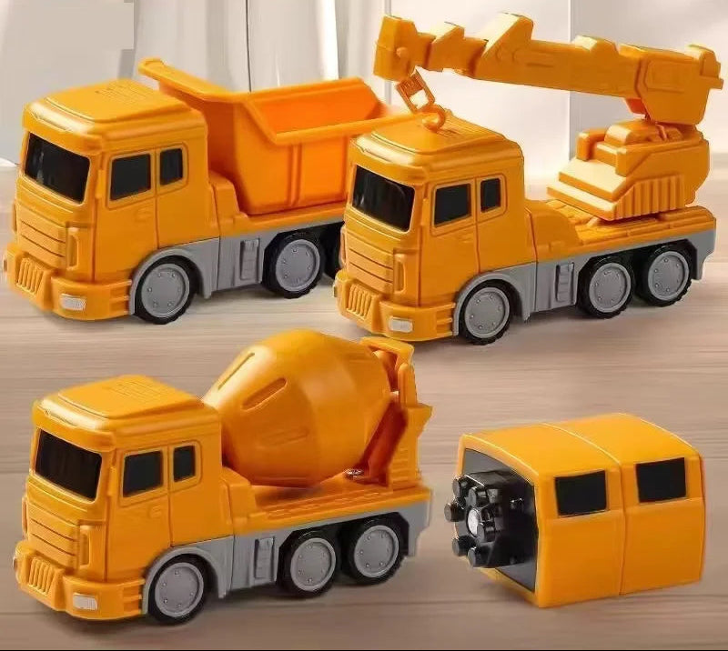 Magnetische bouwset voor kinderen - transformeerbare robot en auto's, educatief STEM-speelgoed