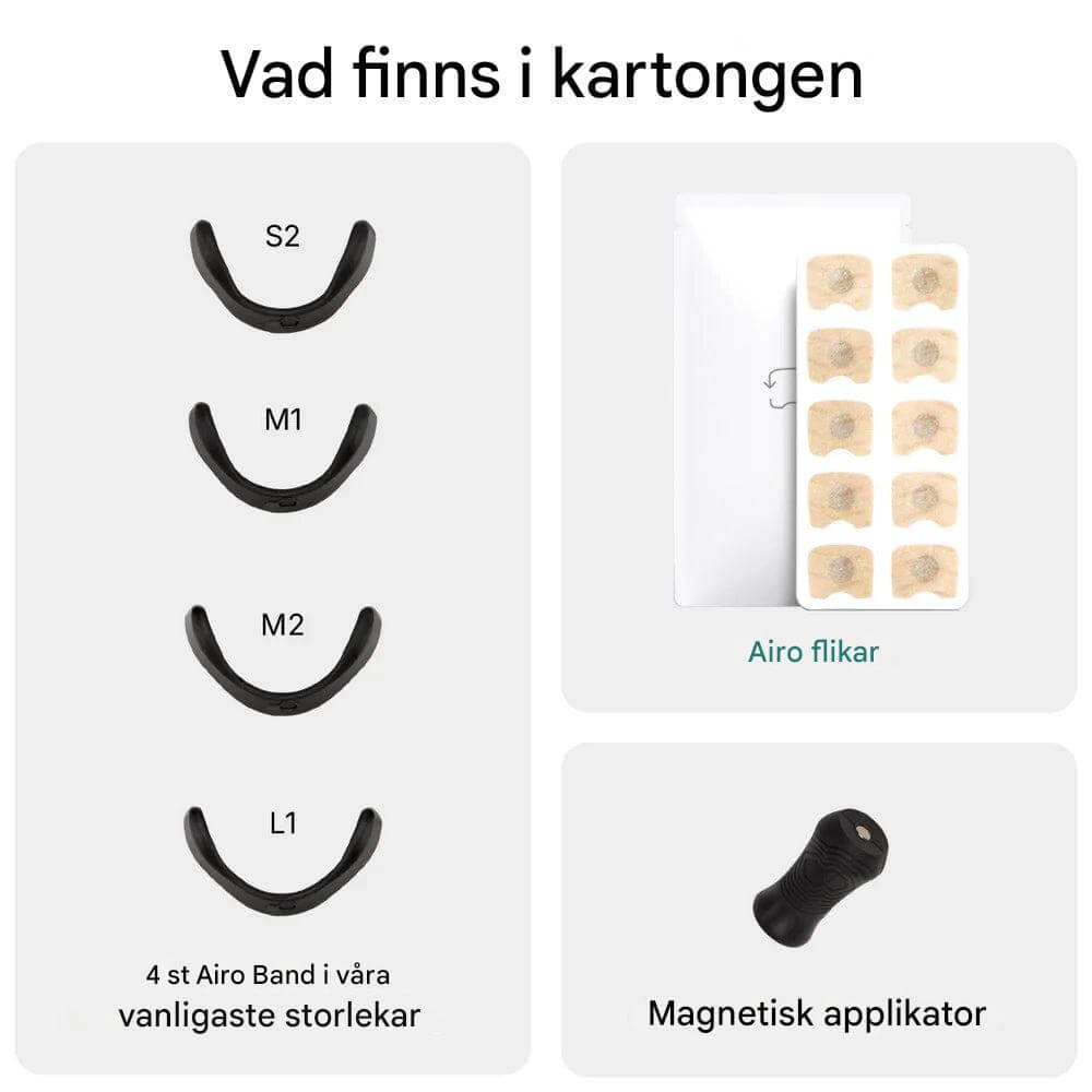 Magnetische neusstripset - Voor een betere ademhaling