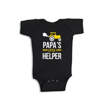 Matchende T-Shirts voor Vader en Zoon - Papa & Little Helper T-Shirts