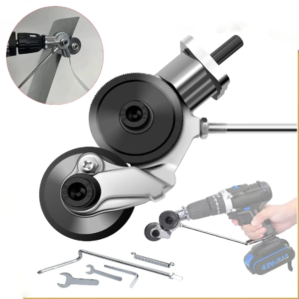 Metaalsnij-adapter voor boormachine