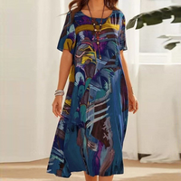 Midi A-lijn jurk voor dames