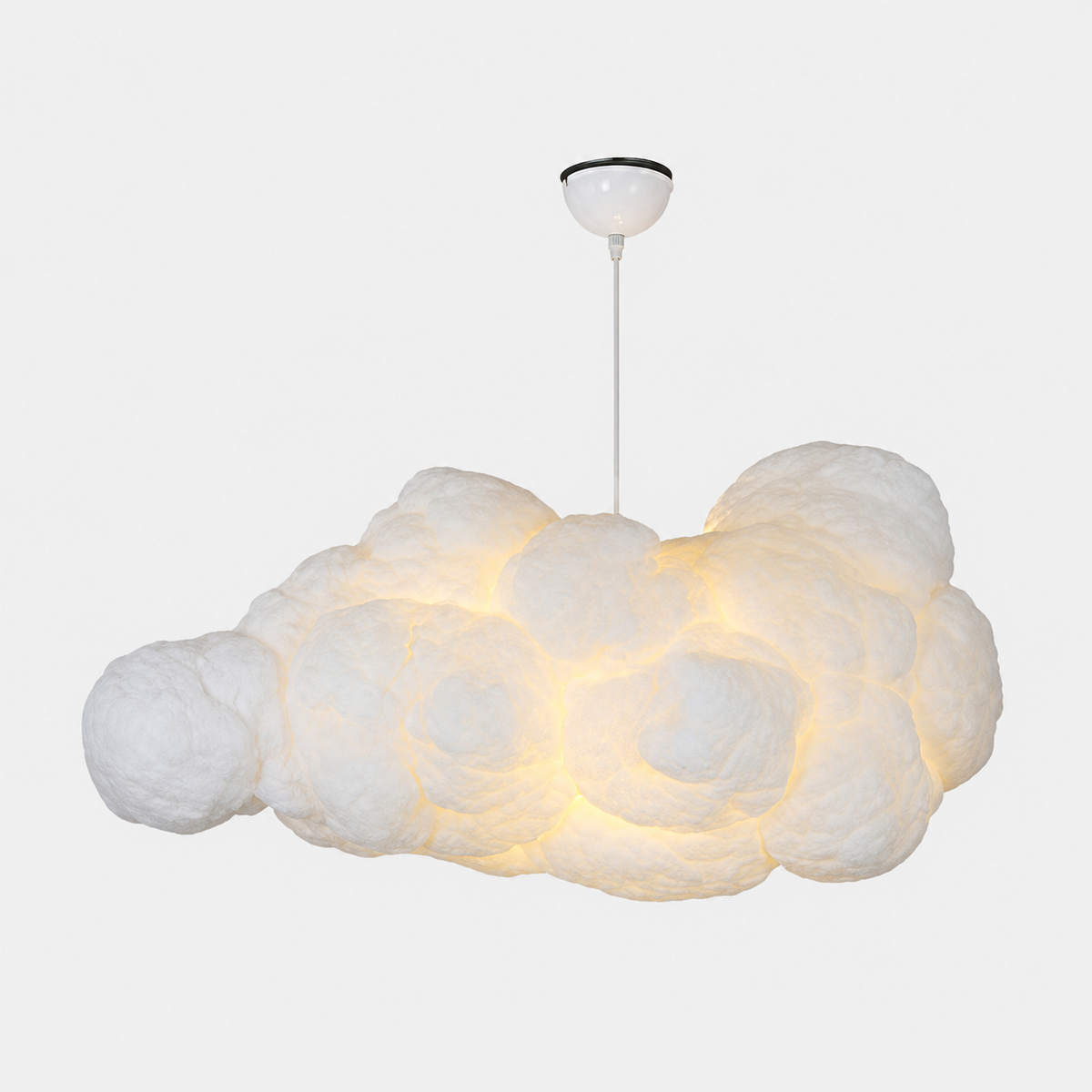 Moderne Hanglamp - Witte Wolk Kroonluchter