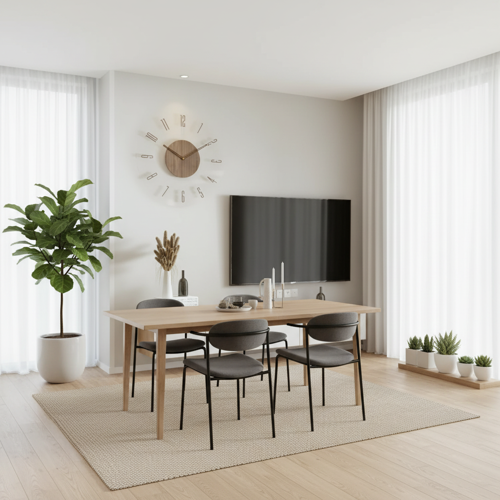 Moderne wandklok