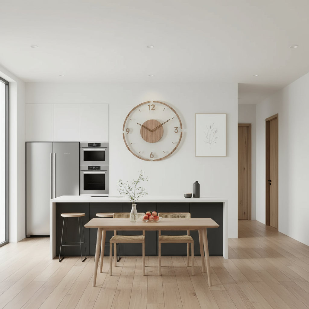 Moderne wandklok