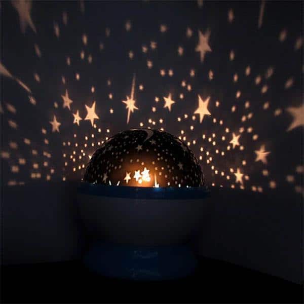 Mooie nachtlamp met sterrenhemel