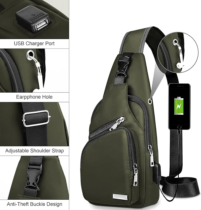 Multifunctionele waterdichte slingbag