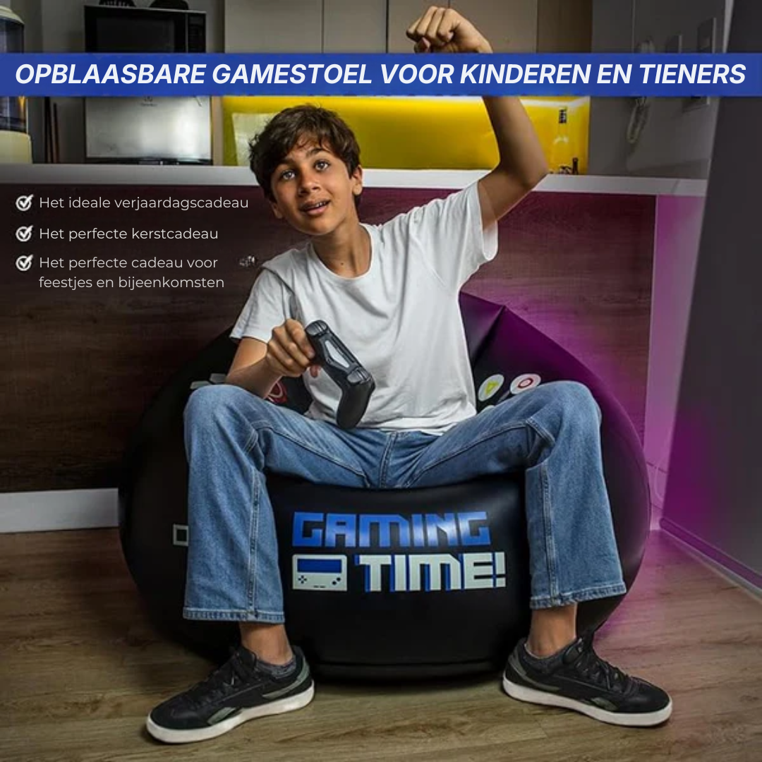 Opblaasbare gamestoel