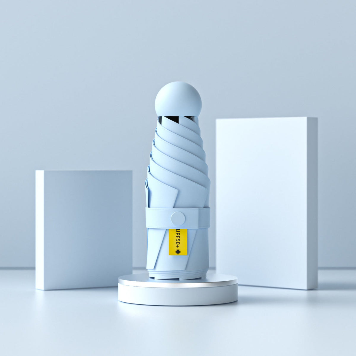 Opvouwbare damesparaplu met uv-bescherming en innovatief mechanisme