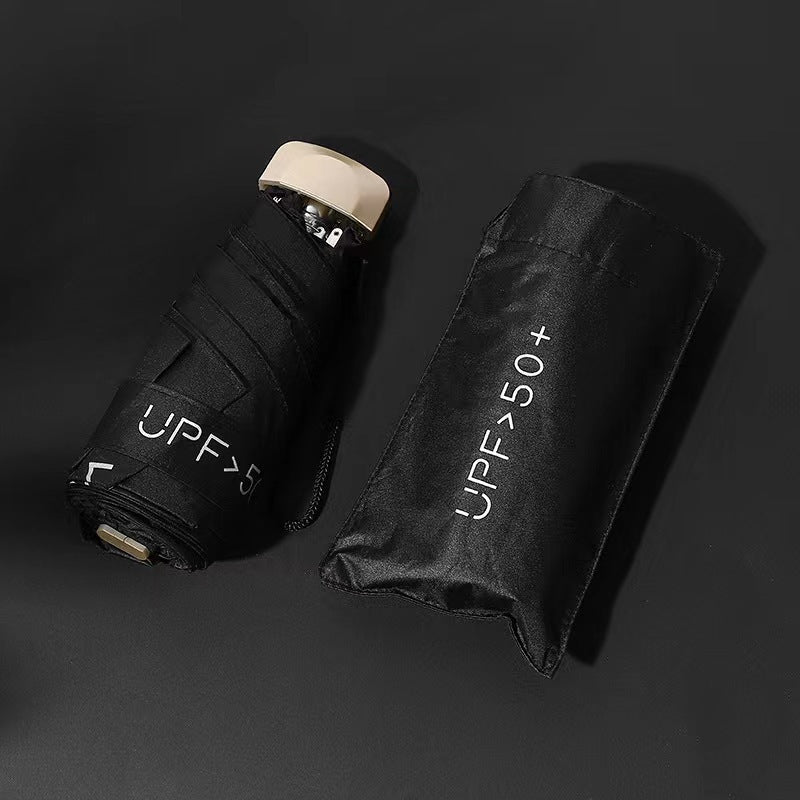 Opvouwbare damesparaplu met uv-bescherming en innovatief mechanisme