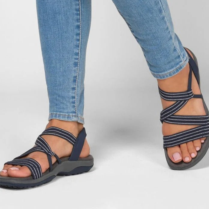 Orthopedische damesschoenen met bandjes
