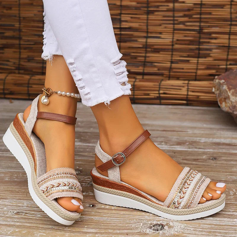 Orthopedische sleehaksandalen voor dames