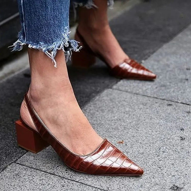 Orthopedische slingbacks voor dames