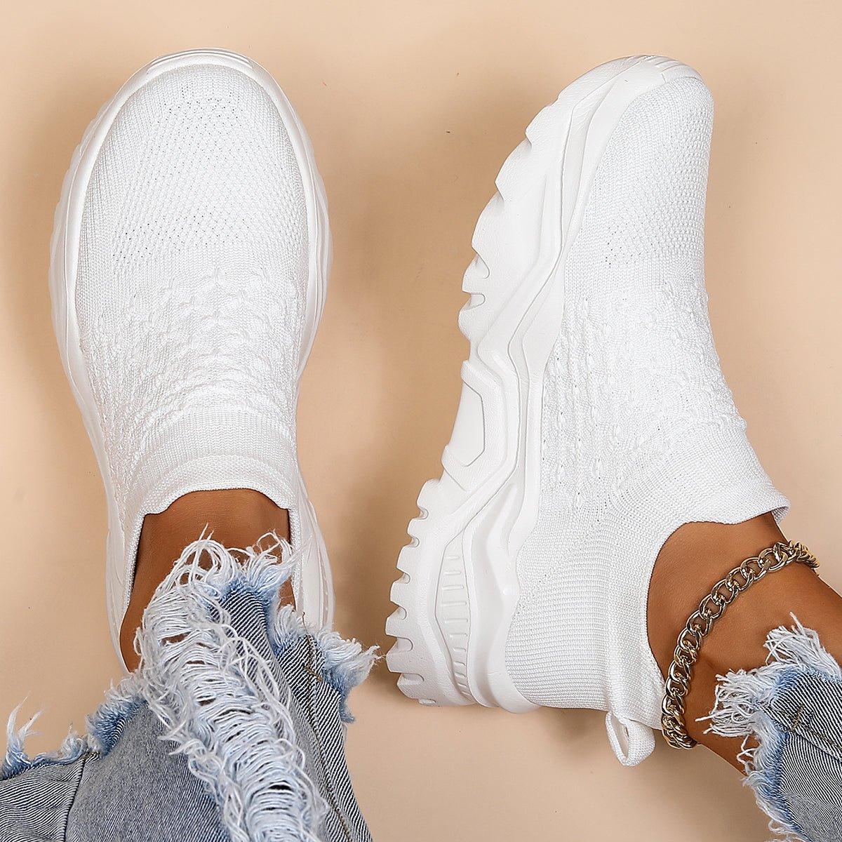Orthopedische Wolken Instapschoenen - Geheel Wit Comfort