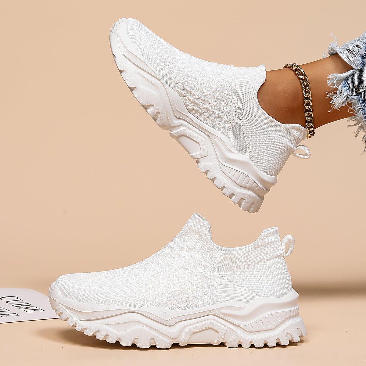 Orthopedische Wolken Instapschoenen - Geheel Wit Comfort