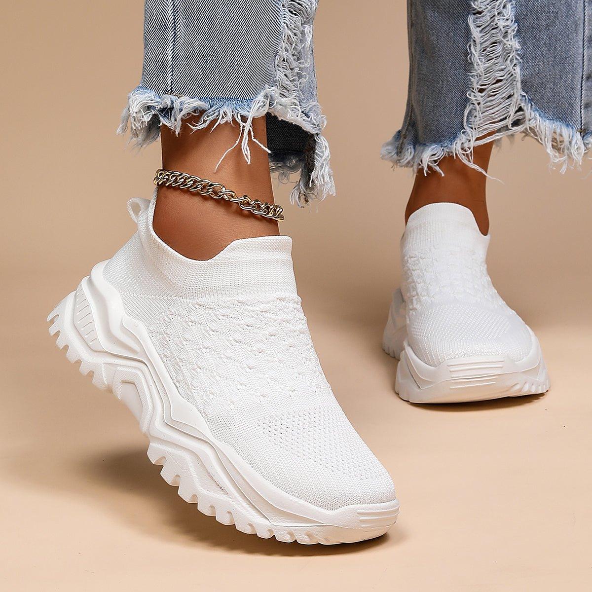 Orthopedische Wolken Instapschoenen - Geheel Wit Comfort