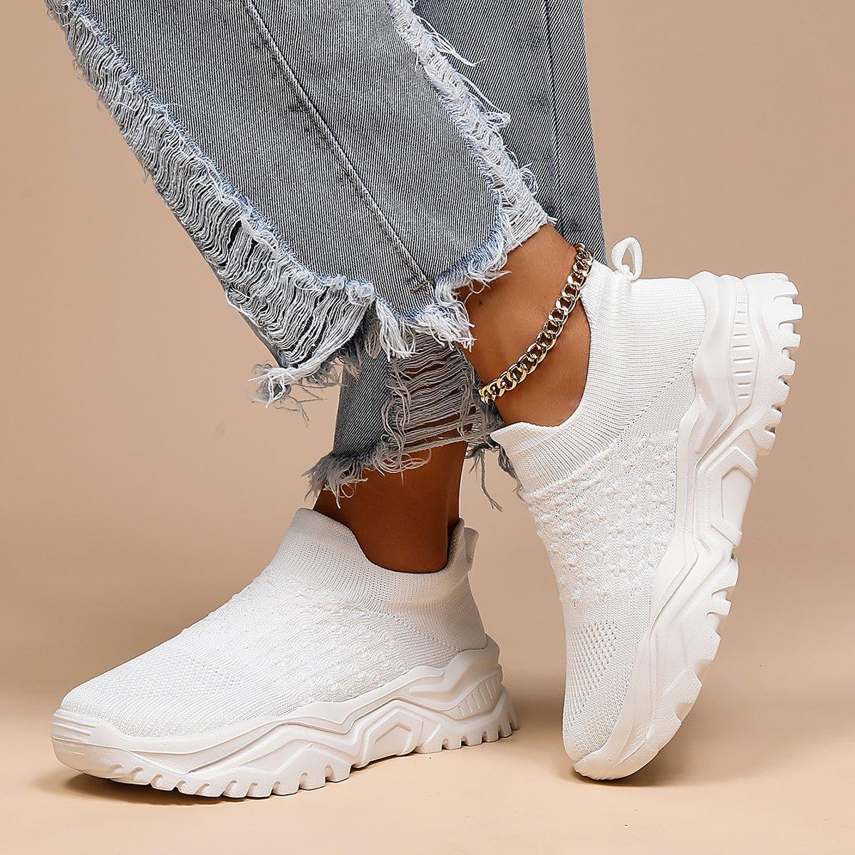 Orthopedische Wolken Instapschoenen - Geheel Wit Comfort