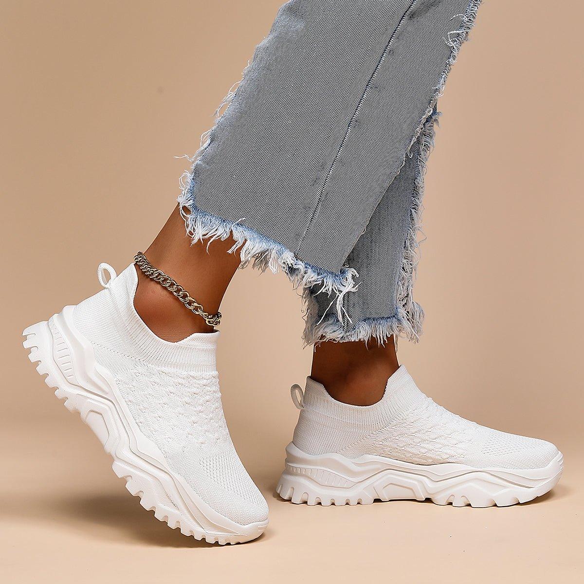 Orthopedische Wolken Instapschoenen - Geheel Wit Comfort