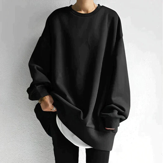 Oversized gebreide damestuniek