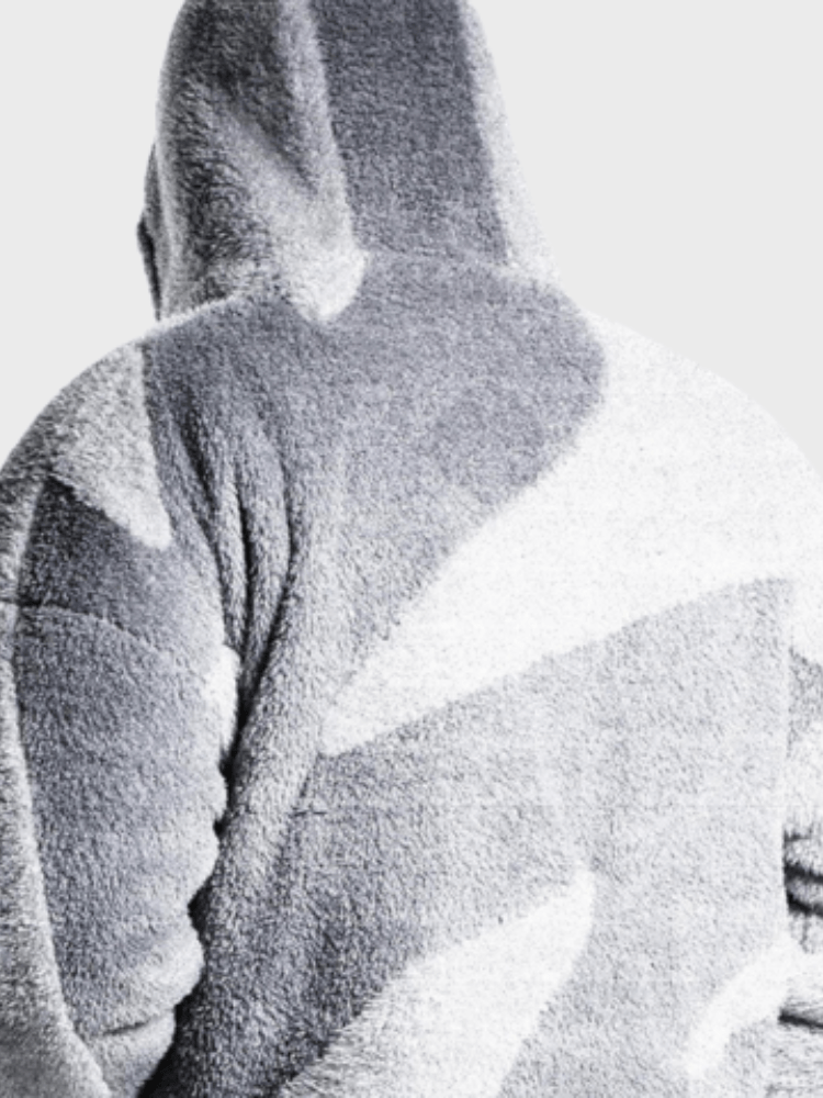 Oversized jas met volledige ritssluiting