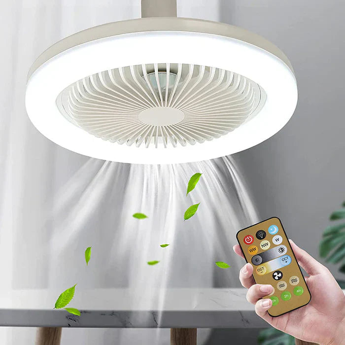 Plafondventilator met ledverlichting en afstandsbediening