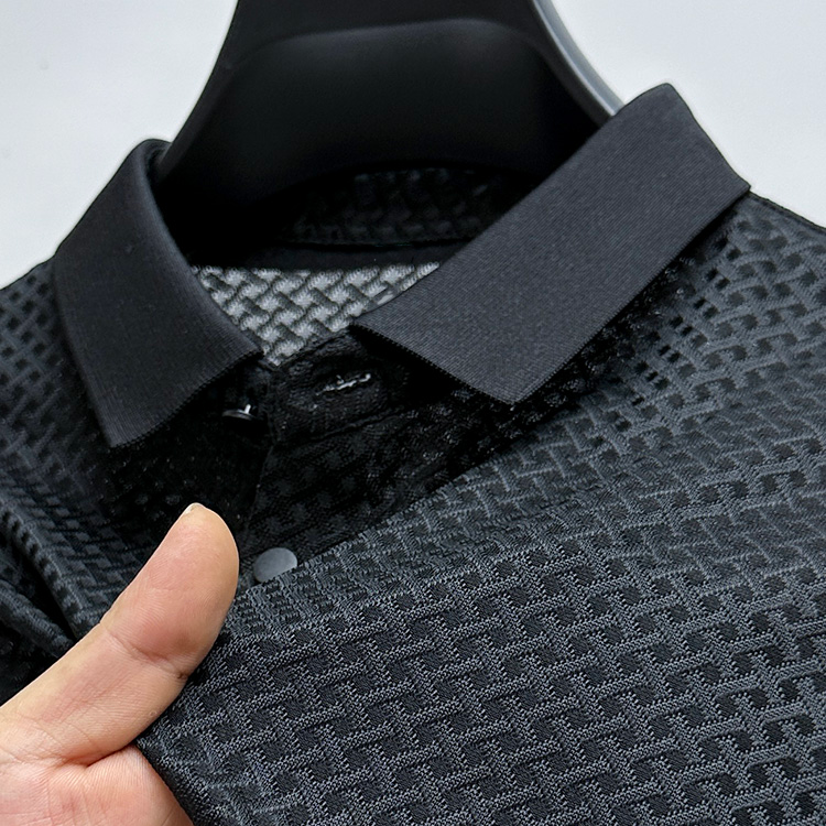 Premium zijden poloshirt voor heren
