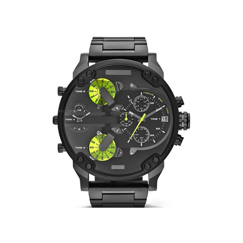 Quartz chronograaf van roestvrij staal
