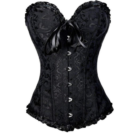 Retro Damescorset met Baleinen – Verstelbaar Taillecorset voor een Gevormd Silhouet