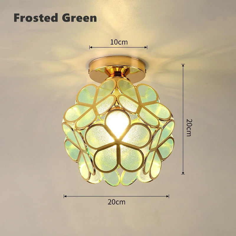 Scandinavische Bloemblad Plafondlamp voor de Gang - Elegante Verlichting voor Gang en Slaapkamer