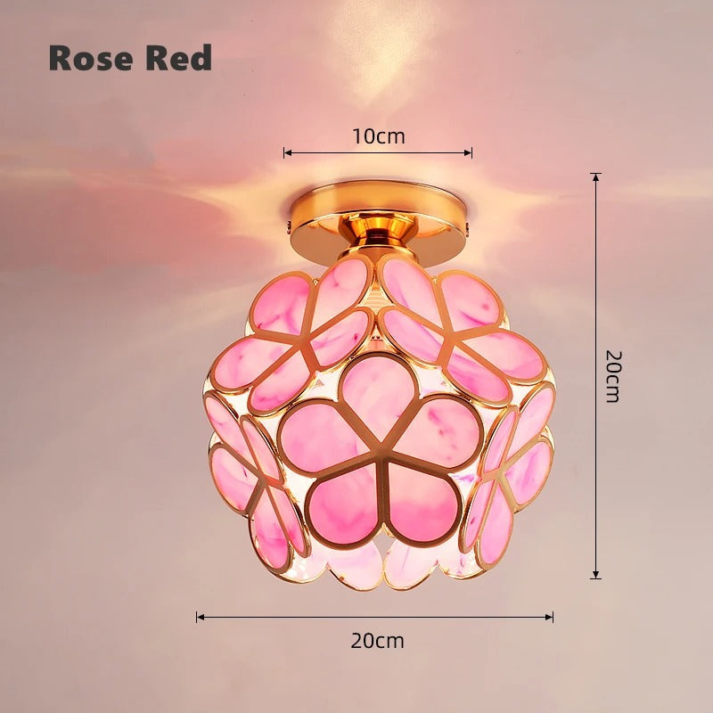 Scandinavische Bloemblad Plafondlamp voor de Gang - Elegante Verlichting voor Gang en Slaapkamer