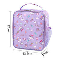 Schattige lunchbox met cartoonprint