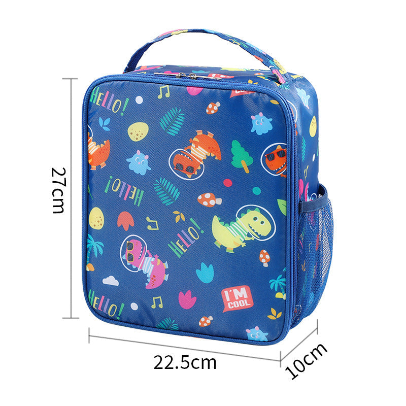 Schattige lunchbox met cartoonprint