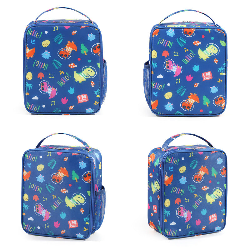 Schattige lunchbox met cartoonprint