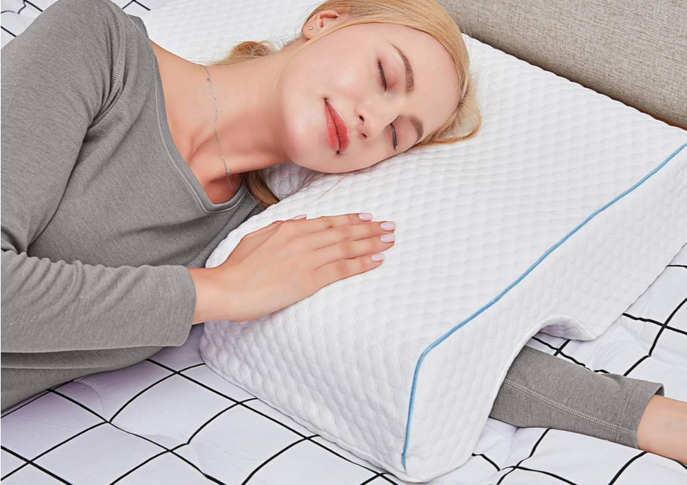 Schouderontlastend hoofdkussen met gel voor een optimale nachtrust