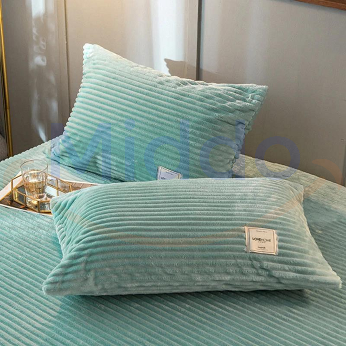 Set van 2 fluweelzachte fleece kussenslopen – Heerlijk zacht en warm