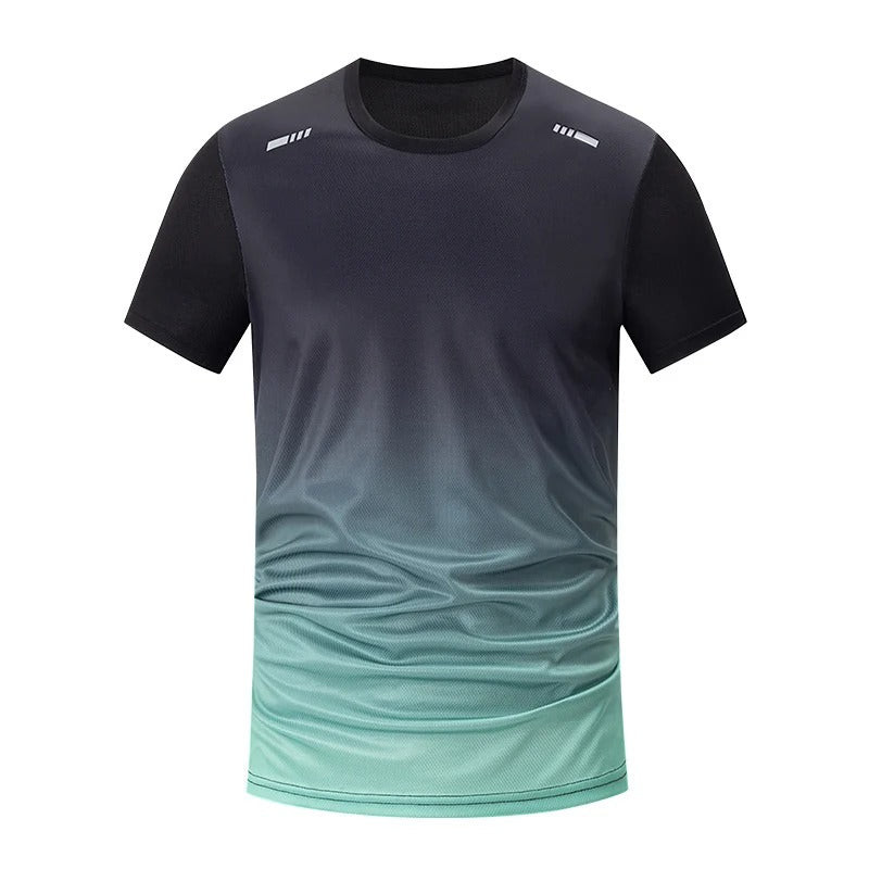 Sneldrogend T-shirt voor heren met verloopdesign