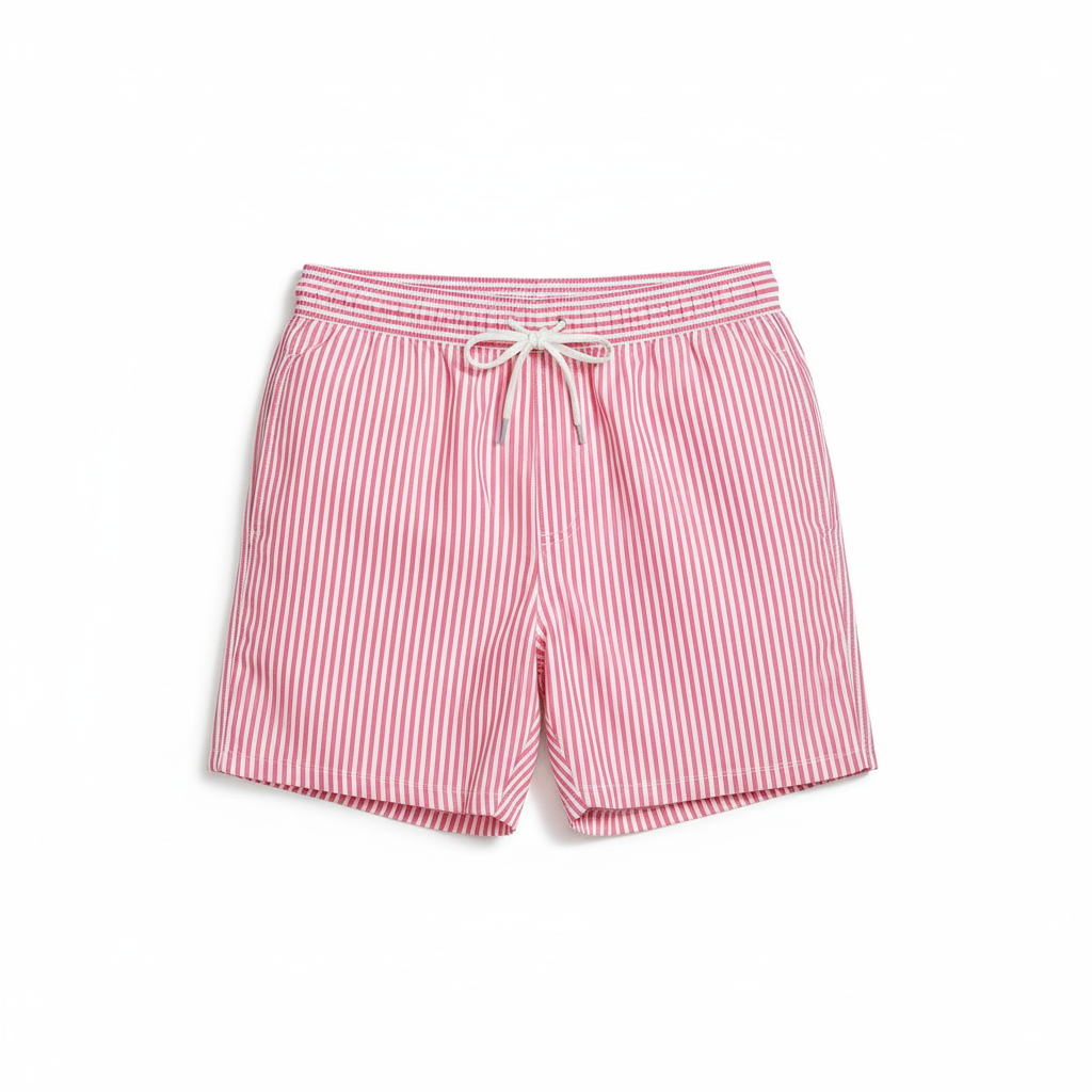 Sneldrogende zwemshort voor heren met elastische taille - casual