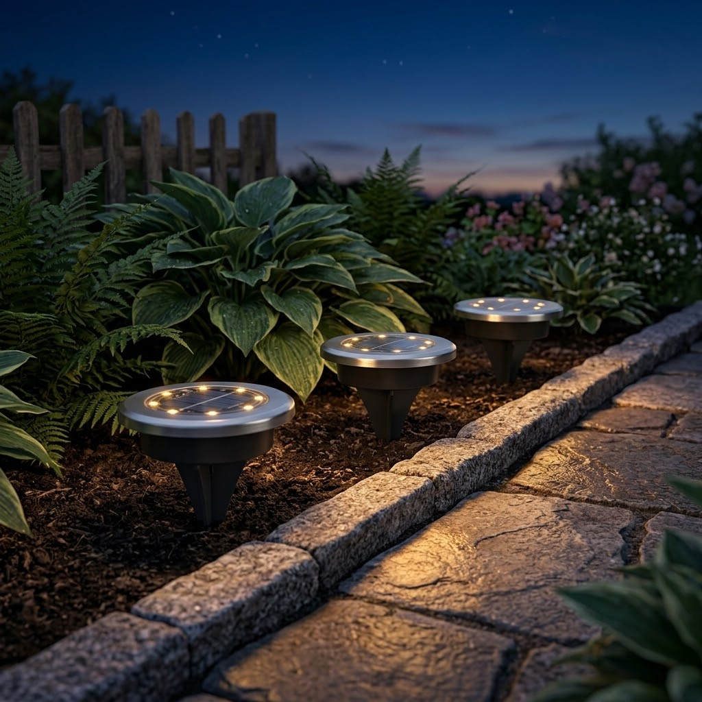 Solar padverlichting met warm licht