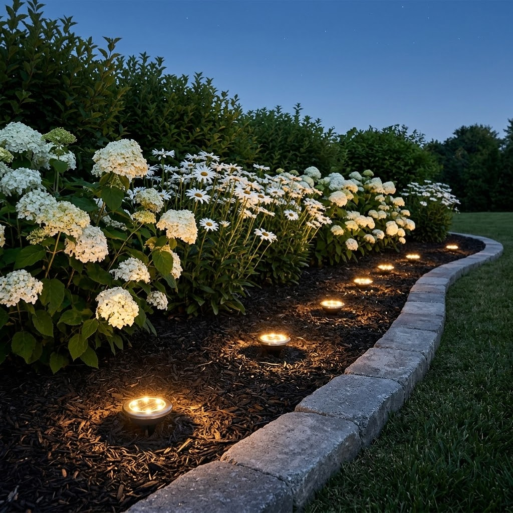 Solar padverlichting met warm licht