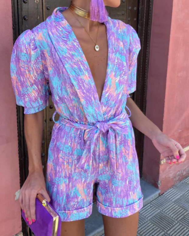 Stijlvolle damesjumpsuit met V-hals