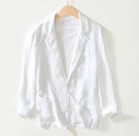 Stijlvolle en ademende casual herenblazer