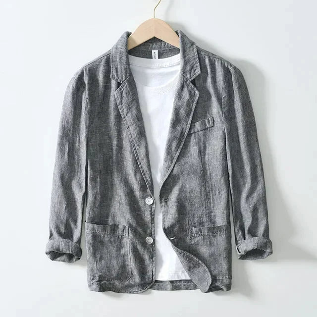 Stijlvolle en ademende casual herenblazer