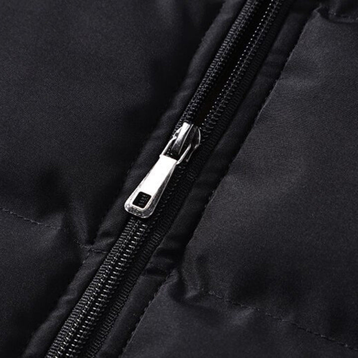 Stijlvolle herenbodywarmer met bontvoering