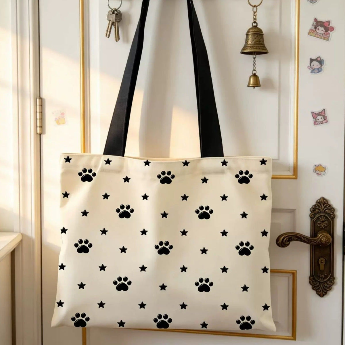 Stijlvolle tote bag met huisdierenthema
