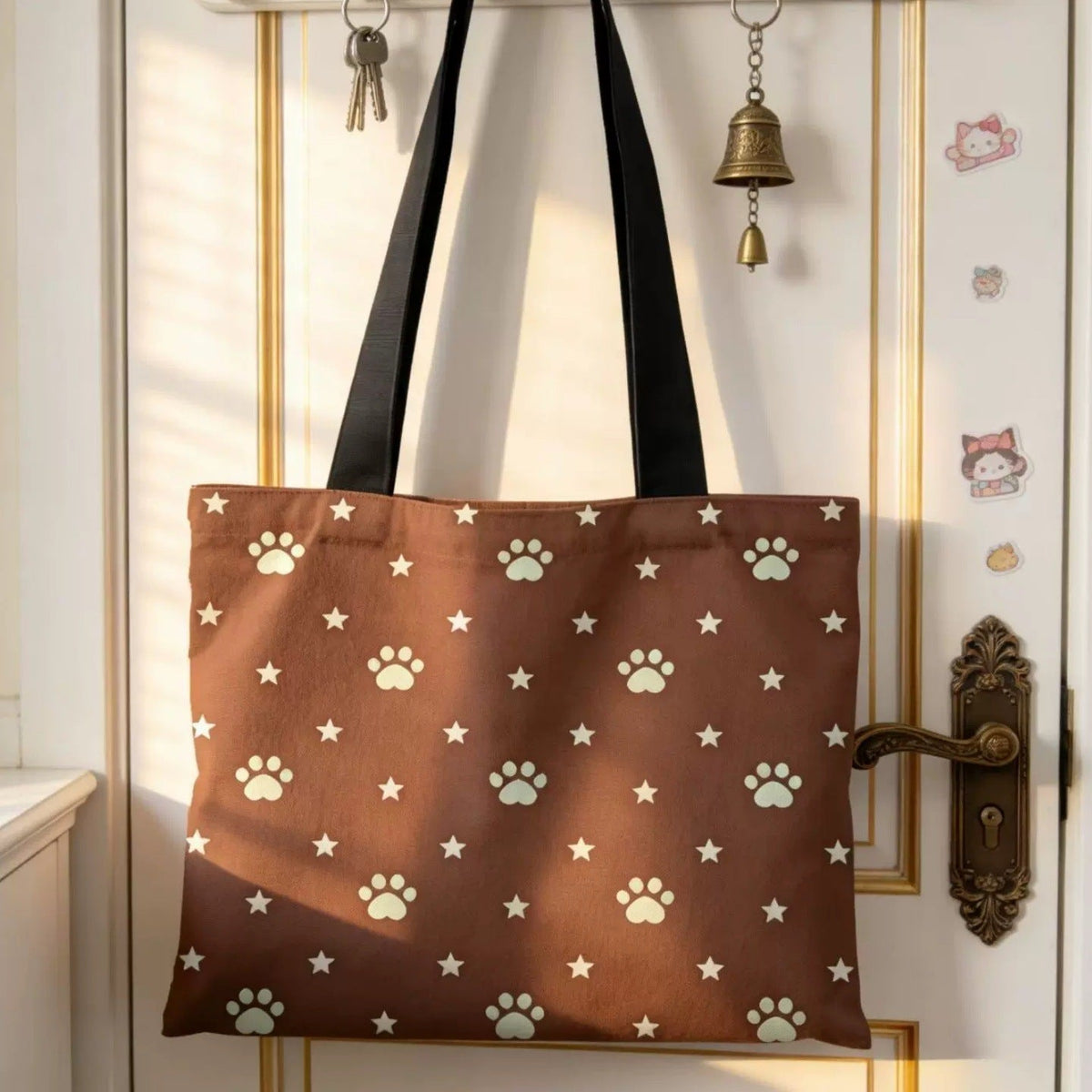 Stijlvolle tote bag met huisdierenthema